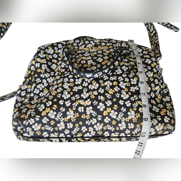 Steve Madden Floral Black and Yellow Women's Bag EUC - Picture 5 of 8